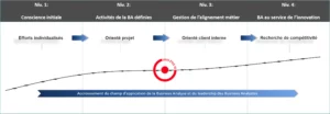 Schéma du processus de l'audit de maturité en Business Analyse